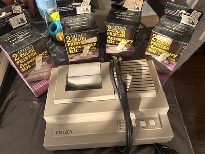 Working Vintage Citizen iDP560-CD 2-Color Dot Matrix POS Receipt Printer