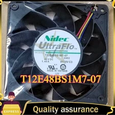NEW Nidec T12E48BS1M7-07 48V 1.45A 120*120*38mm Cooling Fan Fast Shipping in Box