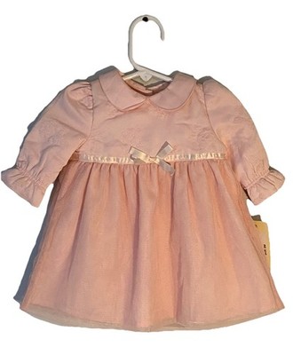 Laura Ashley 3M Pink Dress Collar Long Sleeve