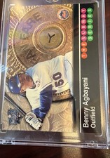 2000 Topps New York City Subway Series - Fan Fare Encased Tokens Benny Agbayani