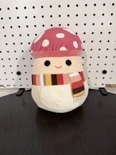 8" Squishmallow Plush Malcolm the Mushroom Fall Scarf