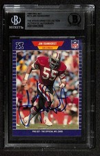 Jim Fahnhorst Signed 1989 Pro Set 49ers Card Beckett