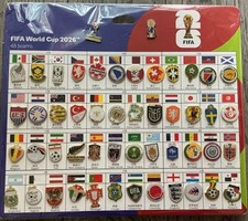 FULL SET 2026  FIFA World Cup Football 48 Teams Badges Set 50  Pins