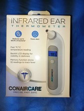 Conair Care Infrared Ear Thermometer w/ Backlit LCD Display  Fever Alert ITH94F