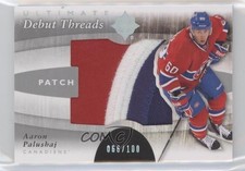 2011 Ultimate Collection Debut Threads 66/100 Aaron Palushaj #DT-AP Patch 10gc