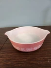 Vintage PYREX Pink Gooseberry 471 Bowl No Cover 1 Pint USA Serving Dish 1960s