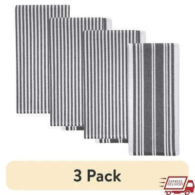 Kitchen Towels Oversized Soft Absorbent Cotton Fast Drying Striped New