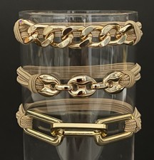 Gold Bracelet Hair Ties Set of 3 Chic Versatile Accessories