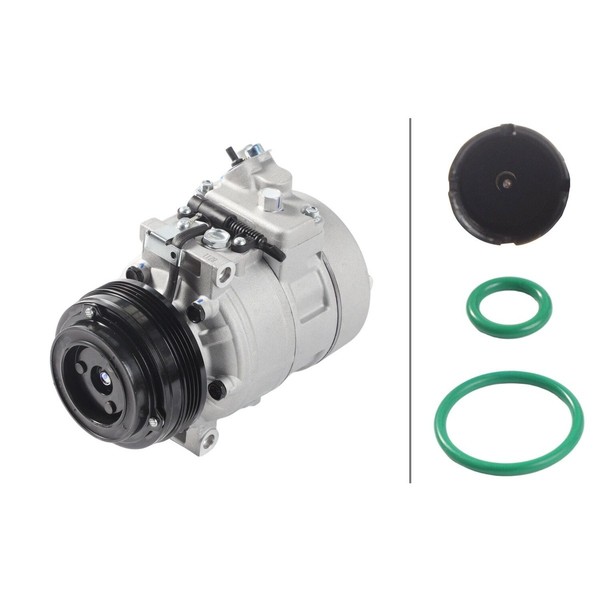 Klimakompressor 12 V Ø 110 Mm Hella Thermo-Expertise Passend FüR BMW X3-image