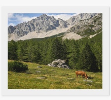 Paint by Number kit Relax with this mountainous beautiful view.