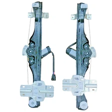 Fits Traverse Acadia Outlook Front LH RH 2 Pin Power Window Regulators w Motors