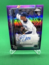 2025 Topps Chrome - Rookie Autographs Eric Orze #RA-EO Purple Refractor /250...
