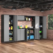 Garage Cabinet Set Workshop Set Metal Cabinets Storage System Tool Boxs Cabinet