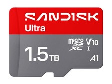 SanDisk Ultra 1.5TB MicroSD Memory Card Model SDSQUJQ-1T50-GZ6MA