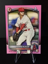 2025 Bowman - Prospects George Klassen #BP-63 Pink 24/175 (RC)