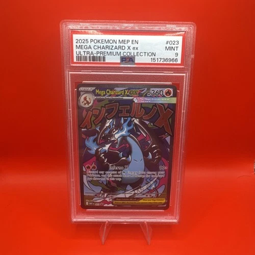 New ListingMega Charizard X ex 023 Me: Mega Evolution Promo Holo PSA 9