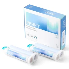 Dental A-Silicone For Bite Registration Material Fast Set 2 Cartridges