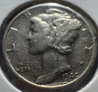 1940-S 10C Mercury Dime Very Nice 90% Silver