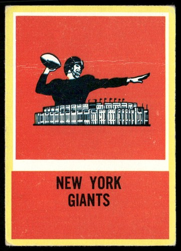 New York Giants [Insignia] #120 1967 Philadelphia card