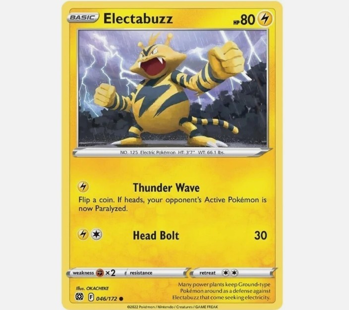 Electabuzz - 046/172 - Common - Near Mint