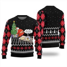 Funny Secret Santa Giving Gifts Ugly Christmas Sweater Fullsize S-6XL