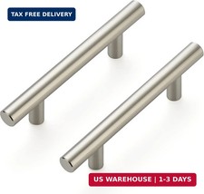Brushed Nickel Cabinet Handles 5" Length,3" Hole,10 Pack