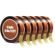 Heat Tape, High Temperature Heat Resistant Tape for Sublimation, 6 Rolls 10Mm 16