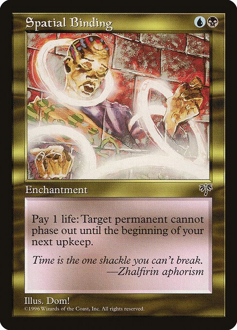 Spatial Binding NonFoil Mirage 284 NM MTG