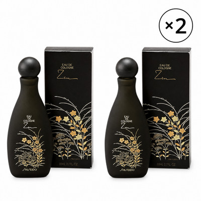 Shiseido Zen Eau de Cologne 80ml x2 Set Oriental Floral Fragrance Japan New