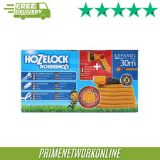 Hozelock Wonderhoze 30m Expanding Hose Pipe & Spray Gun 100% GENUINE NEW ⭐⭐⭐⭐⭐