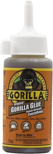 Gorilla Glue Original, 100% Waterproof, Indoor & Outdoor, Polyurethane Glue, Ver