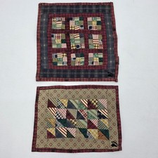 Boyds Bears Friends Mini Dollhouse Mini Bear Patchwork Quilts Vintage 1996