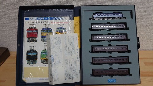KATO Spur N 25102 Elektrolok und Personenwagen Set ungeprüft | Condition: Gebraucht