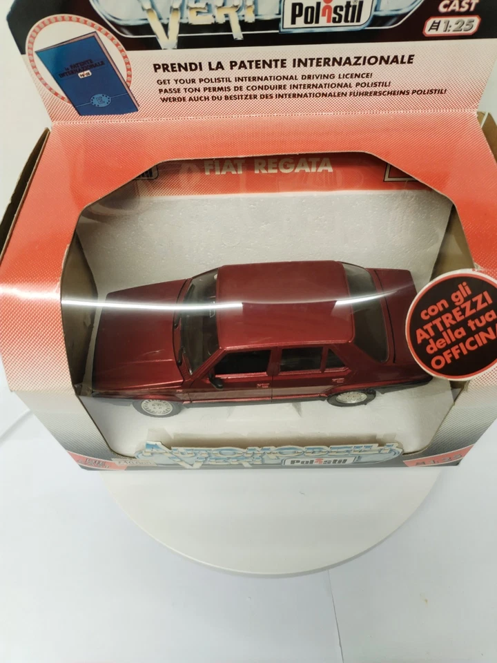 Polistil Fiat Regata Livrea Rosso Metallizzato Art. S201  Scala 1/25  - Immagine 2 di 4