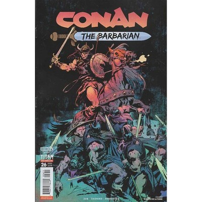 Conan The Barbarian #26 Cover E Roberto De La Torre Variant Titan Books