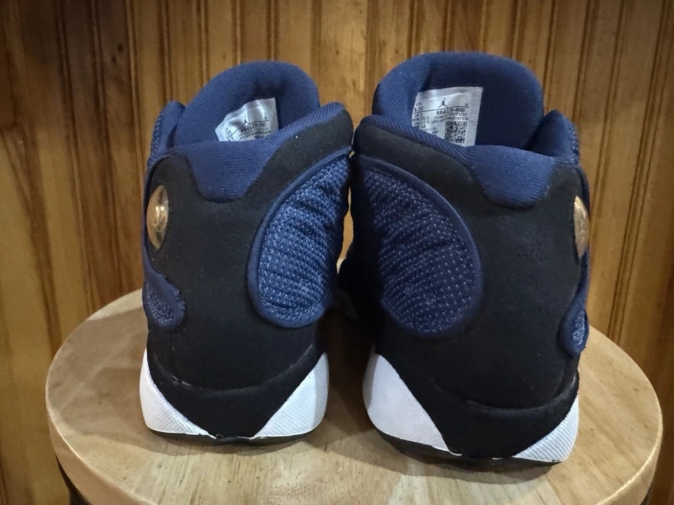 Кроссовки баскетбольные Nike для мальчиков Air Jordan 13 884129-400 синие размер 3,5 года - Изображение 4 из 4