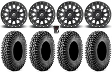 Fuel Vector Bdlk 15"Wheels 35"Cliffhanger Sticky Tires Can-Am Commander Maverick