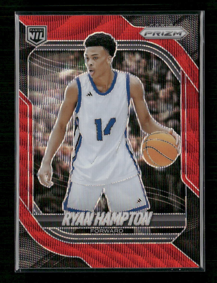 2025-26 Prizm Ryan Hampton NIL Prospect Red Wave #/299 #119