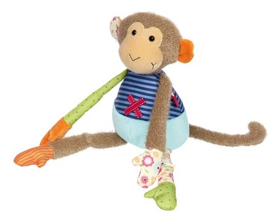 sigikid 42836 - Affe Patchwork Sweety Kinderbunt