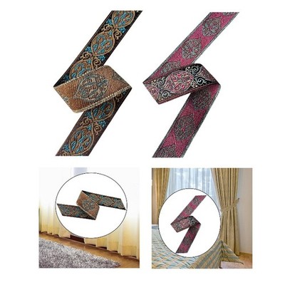Jacquard Borte Vintage Jacquard für Nähprojekte Bettwäsche Deko vielseitig