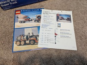 LEGO Model Team 5590 Whirl N' Wheel Super Truck Box, Instructions
