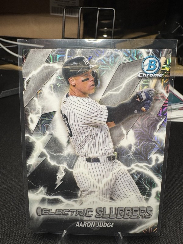 AARON JUDGE 🏆🐐 MOJO REFRACTOR 2026 Bowman Chrome - Electric Sluggers - Yankees