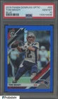 2019 Donruss Optic Blue Prizm #63 Tom Brady Patriots 123/150 PSA 10 GEM MINT