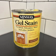 Minwax Gel Stain for Interior Wood Surfaces 1 Quart Cherry Wood Non Drip 32 Oz