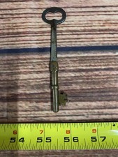 Vintage Steel Flat Folding Unbranded Key Long Vintage Steel Flat Folding Unbranded Key Long