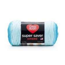 Red Heart Super Saver Ombre 4 Medium Acrylic Yarn, Scuba 10oz/283g, 482 Yards