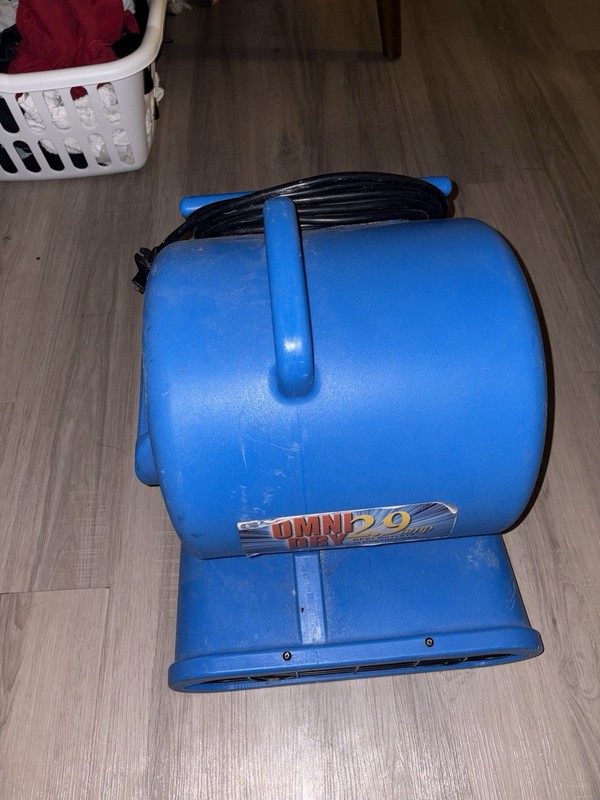 Omni Dry Omni 2.9 Blue Floor Air Mover Blower Fan Carpet Dryer AP11000A