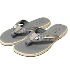 Sperry Parrotfish Sandal Flip Flop Thong Sandals Metallic Silver  Gray Womens 9