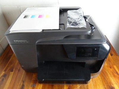 HP Officejet Pro 8715 Color Inkjet Printer with Ink Tested Only 2,201 Pages