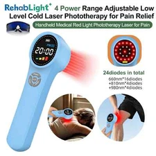 Cold Laser Therapy at Home Gym 1760mW 810nm 980nm for Human Hand Feet Anti Pain